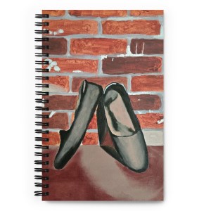 Spiral notebook - Ballet Shoes