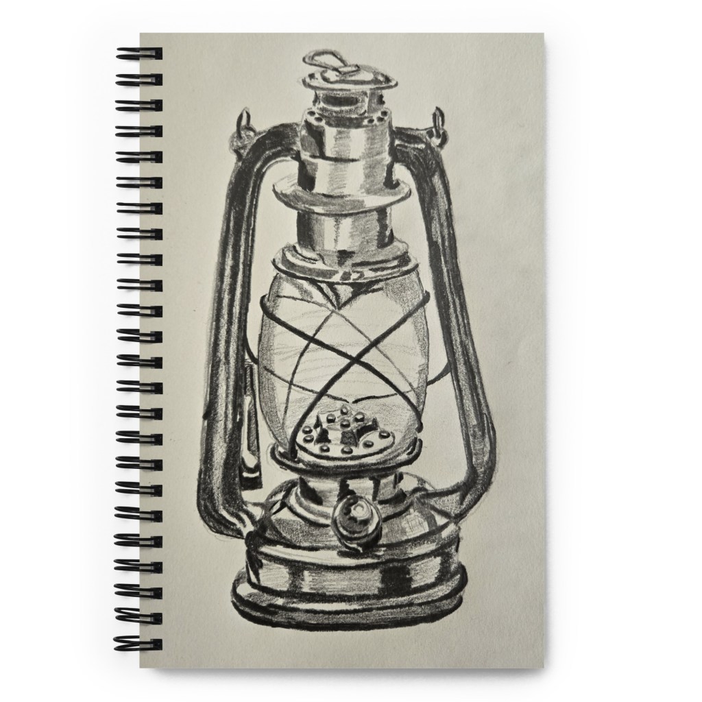 Spiral notebook - Lantern